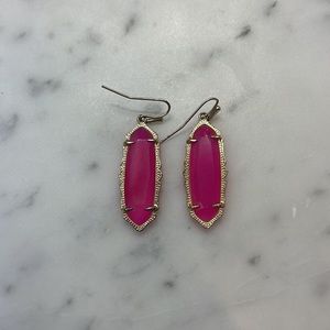Hot pink Kendra Scott earrings